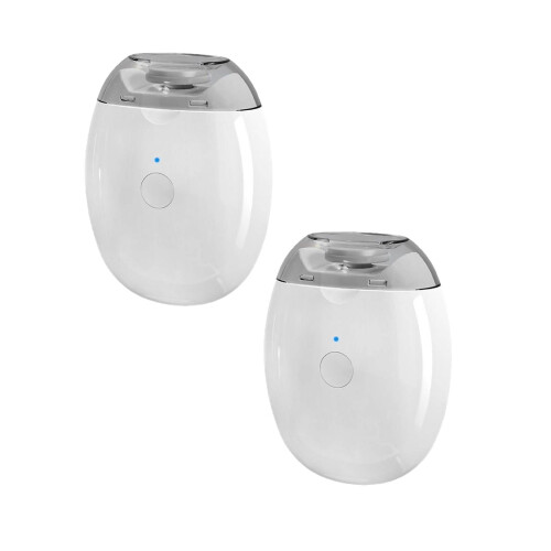 YOCBZ2Pcs Αυτόματο Ψαλίδι Νυχιών με Φως LED, Επαναφορτιζόμενη Ηλεκτρική Κόφτης & Λίμα