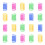 Cat Spring Toys Plastic Coils 100 Pack Random Color 3