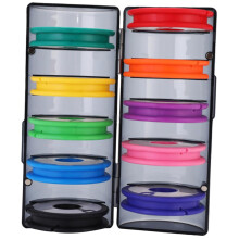 Silicone Fishing Line Spool Holder Storage Box with Scratch Protection Compact Travel Organizer for Anglers
