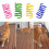 Cat Spring Toys Plastic Coils 100 Pack Random Color 2