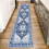 Χαλί Boho Runner 3ft x 8ft από τεχνητό μαλλί, αντιολισθητικό 1