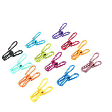 40 Pcs Clothes Pegs Assorted Color Clothes Tightening Clip for Holding Clothes Work Office Use