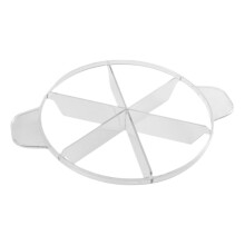 Round Cake Divider DoubleSided Equal Portion Marker Adjustable Transparent Plastic Cheesecake Slicer 6Cut