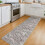 Χαλί Boho Kitchen Runner 2x6, Πλενόμενο & Αντιολισθητικό, Χαλί με Χαμηλό Πέλος σε Μπεζ 2