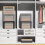 3-Pack Foldable Frame Storage Boxes, Oxford Fabric with Clear Window & Handles, 22L Each, Grey 4