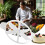 Round Cake Divider DoubleSided Equal Portion Marker Adjustable Transparent Plastic Cheesecake Slicer 6Cut 3