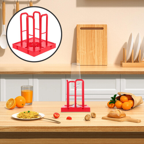 Disposable Coffee Cup Holder Modern Red PP 1Set