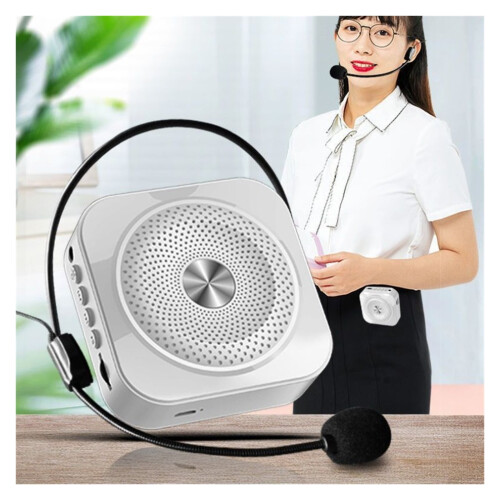 Portable loudspeaker with headset mic and USB charging 1