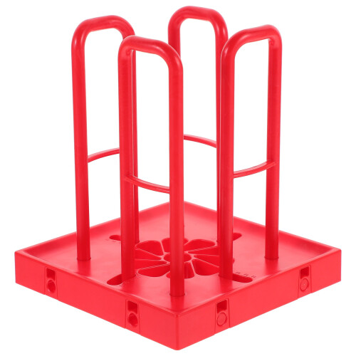 Disposable Coffee Cup Holder Modern Red PP 1Set 2