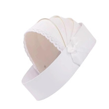 White Baby Shower Cradle Basket for Wedding Floral Arrangement, Reusable Decorative Nursery Hamper