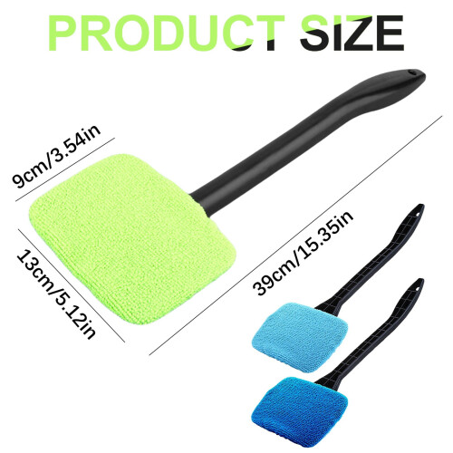Extendable Car Windshield Cleaner with Microfiber Pad – Compatible with Auto Glass Wipers 2