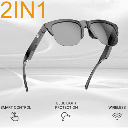 Occhiali intelligenti wireless ricaricabili con microfono 1