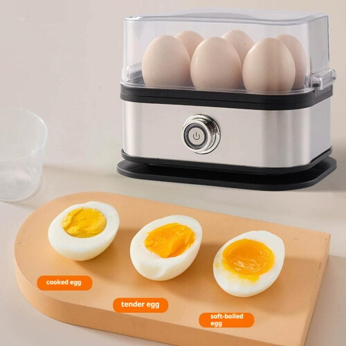 Egg Cooker Stainless Steel Plastic 1 Unit 1