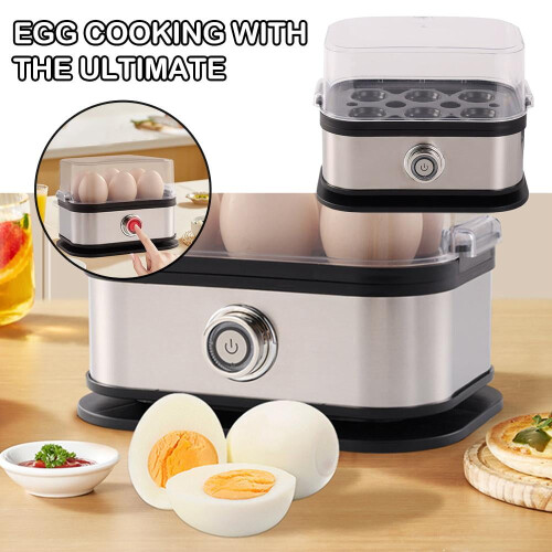 Egg Cooker Stainless Steel Plastic 1 Unit 2