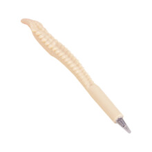 Benpen med blå blæk, 0,7 mm spids skeletfingerdesign til skrivning på kontoret, Halloween-gaver, medicinsk tema, nyhed, papirvarer