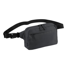 (One Size, Graphite Grey) Bagbase Premium Recycled Crossbody Bag