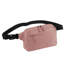 (One Size, Rose) Bagbase Premium Recycled Crossbody Bag