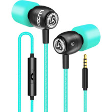 Clamor Wired Earbuds with Mic, Noise Isolating, Memory Foam, 5-Yr Warranty—compatible with iPhone, compatible with Samsung