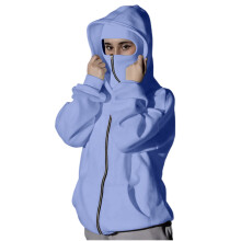 Naisten tuulenpitävä vetoketjullinen huppari, jossa huppu ja taskut, koko S-2XL
