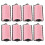 YEAHIBABY Jumbo Sponge Rollers Hair Pink 8Pcs 2
