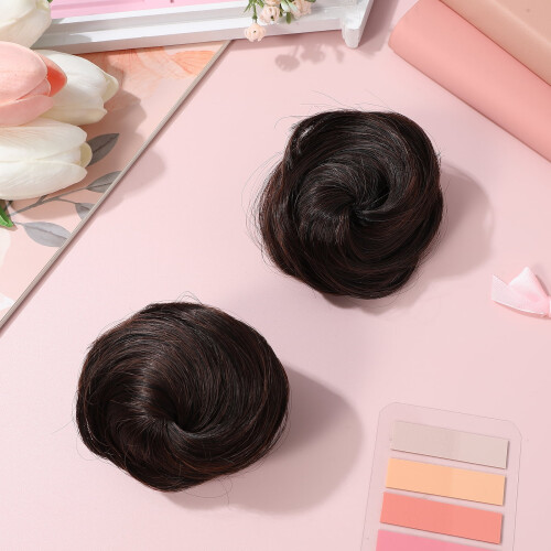 2 Mini-Haarknoten-Clips für Damen 2
