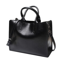 Damen-Tragetasche aus Leder, Henkeltasche, Schultertasche mit großem Fassungsvermögen