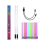 LED Light Emitting Drumsticks 15 Colour Gradient USB Rechargeable+Switch Electronic Drumsticks for Stage Performance 2