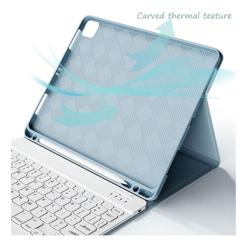 Capa compatível com iPad Pro 12.9 (2022) com teclado e mouse - Proteção e produtividade máximas 2