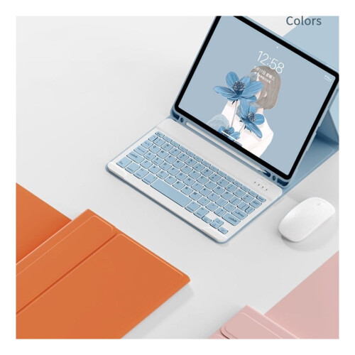 Capa compatível com iPad Pro 12.9 (2022) com teclado e mouse - Proteção e produtividade máximas 1