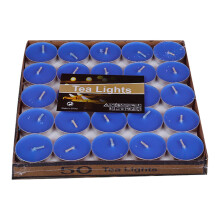 50 candele votive rotonde senza fiamma, senza profumo, ideali per matrimoni, feste, creare un'atmosfera romantica e creare un'atmosfera magica.