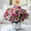 Artificial Flower Table Flag Heart Pattern Outdoor 8