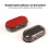 Car AntiTheft LED Light Solar Powered Security with Smart Sensor and USB Charging Red 2