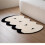 Διακόσμηση Δωματίου Y2K Cool Rugs Αισθητικό Ασπρόμαυρο Μοντέρνο Χαλί για Υπνοδωμάτιο 2