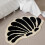 Διακόσμηση Δωματίου Y2K Cool Rugs Αισθητικό Ασπρόμαυρο Μοντέρνο Χαλί για Υπνοδωμάτιο 7