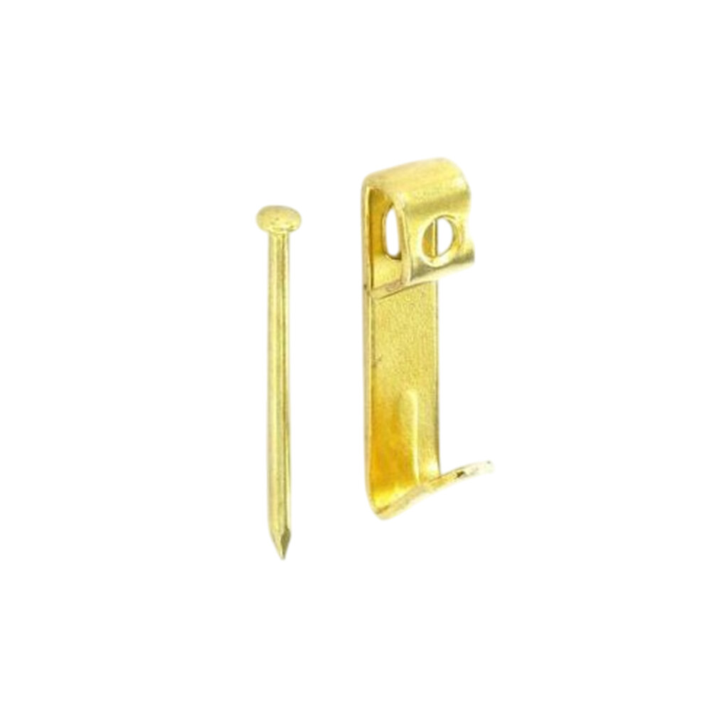 Securpak Brass Plated Picture Hooks (Pack Of 10) 5063884414832