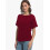 Γυναικεία Casual T-shirts Dolman με κοντομάνικα πουκάμισα, τοπ με βολάν και φαρδιά 3