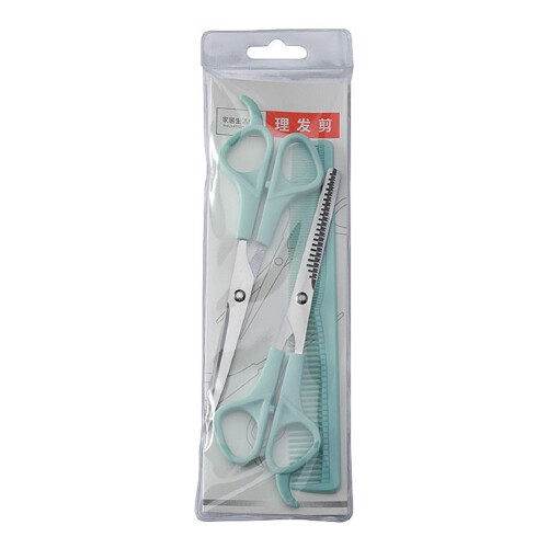 Kit de Tesoura para Corte de Cabelo com Pente e Corte Reto - Oferta imperdível para Mulheres