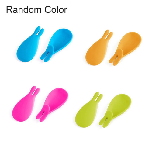 Rabbit-Shaped Silicone Tea Bag Holder – 4 Pack 1