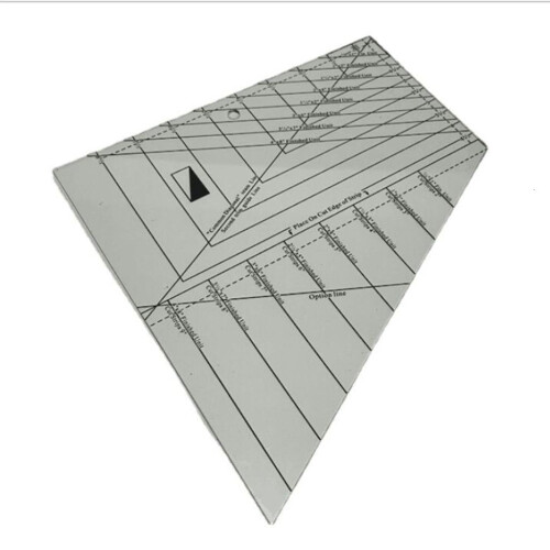 Kreativ Split Rects Klippemal Multifunksjonell Sying Patchwork Linjal Sc