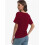Γυναικεία Casual T-shirts Dolman με κοντομάνικα πουκάμισα, τοπ με βολάν και φαρδιά 2