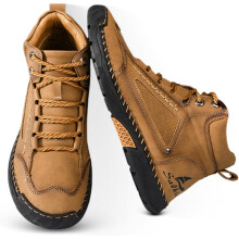 Cryonessa Leather Boots, Cryonessa Boots for Men, Comfortable Handmade Leather Boots for Hiking Working
