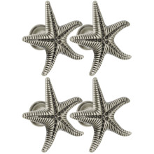4 buc mânere pentru sertare cu stea, mânere metalice pentru dulapuri, decor nautic pentru plajă, mânere pentru comodă, mânere pentru montare pe