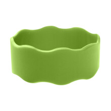 Baby Bottle Labels Reusable Silicone Bands Waterproof NonSlip Writeable for Daycare Green