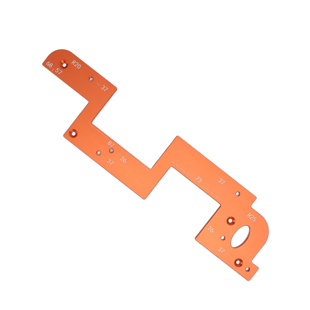 Grooving Template Aluminum Alloy R20 R25 U-Arc 6Mm 8481384080086