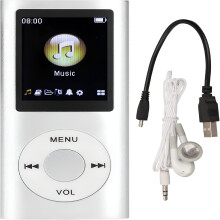 MP3Player Μαύρο Φορητό Λεπτό Ψηφιακό Μουσικό Player 1.8