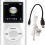 MP3Player Μαύρο Φορητό Λεπτό Ψηφιακό Μουσικό Player 1.8 1