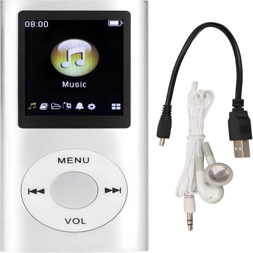 MP3Player Μαύρο Φορητό Λεπτό Ψηφιακό Μουσικό Player 1.8