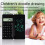 Calcolatrice scientifica Batteria solare 10 cifre 6
