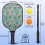 Σετ κουπιών Pickleball από fiberglass με λουλούδια και 2 μπάλες και τσάντα – Συμβατό με 4