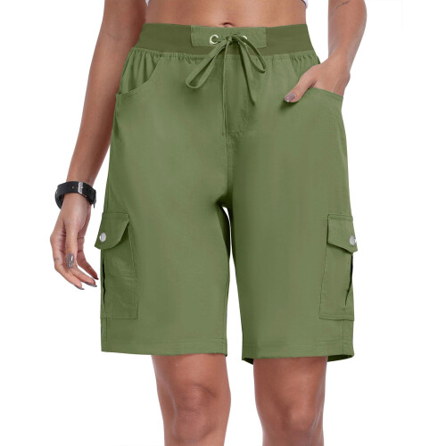 Γυναικεία σορτς Plus Size με τσέπες, χαλαρά, casual, κομψά, ελαφριά, γυναικεία, φαρδιά, cargo 1